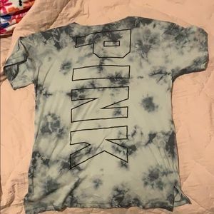Grey tie-dye PINK shirt